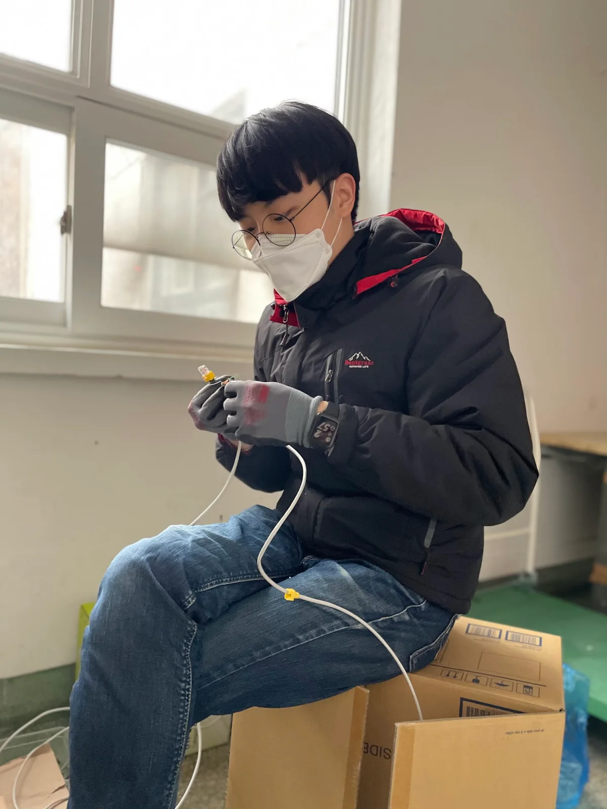 On-site cable assembly made network and hardware constraints part of product QA.